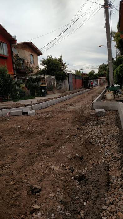 Realización de Cancha previa pavimentación Construcciones Ardimavi