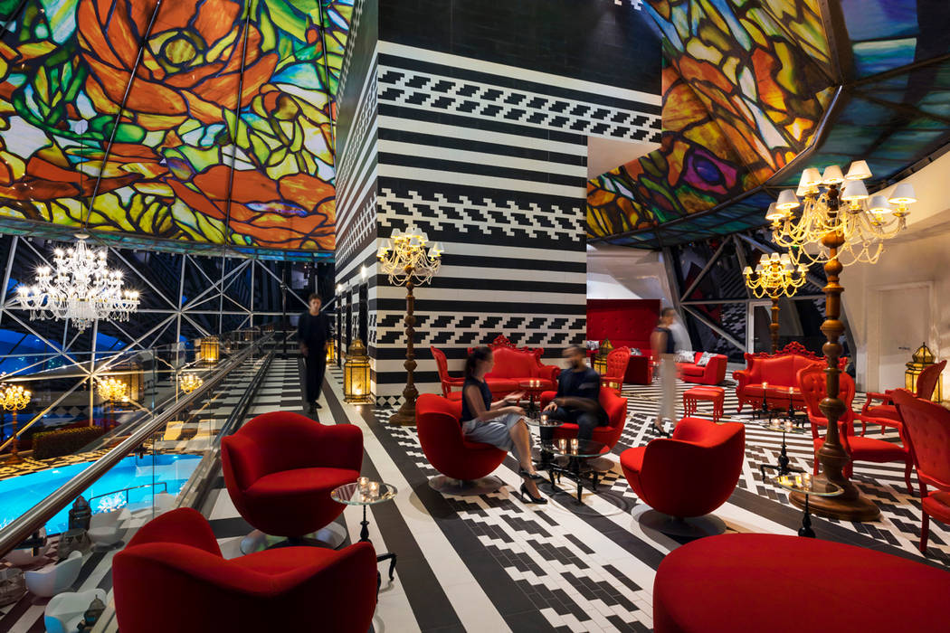Rise - 4 / Mondrian Doha Sia Moore Archıtecture Interıor Desıgn Ticari alanlar Seramik iç mekan dekorasyon,otel tasarımları,Oteller