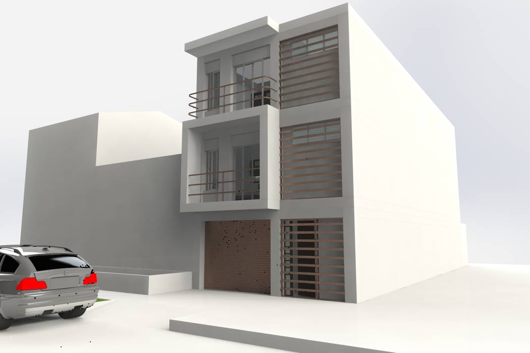 Edificio Muriel Córdoba, MARROOM | Diseño Interior - Diseño Industrial MARROOM | Diseño Interior - Diseño Industrial منزل عائلي كبير