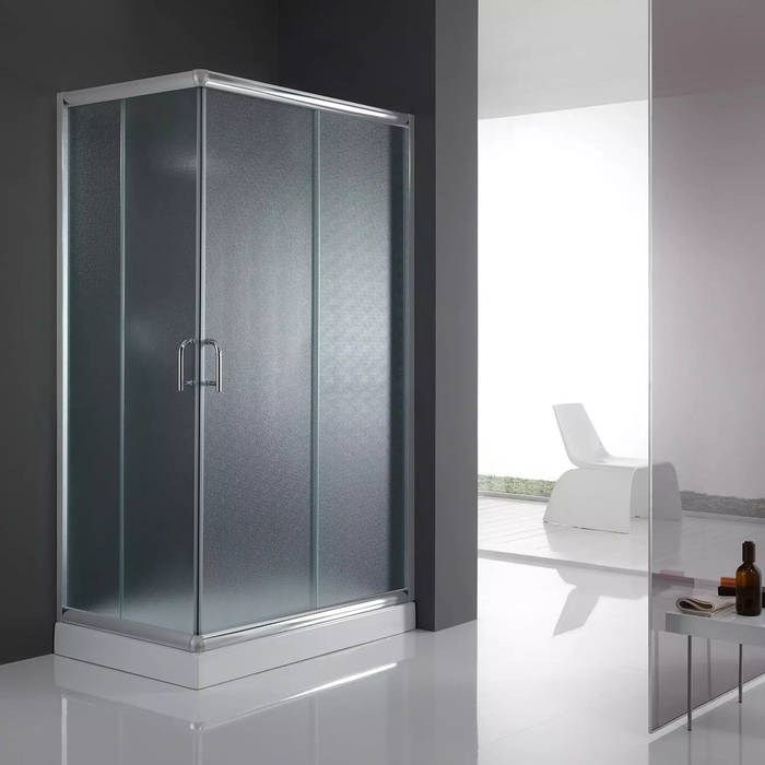 Box Doccia Angolari, GiordanoShop GiordanoShop Modern bathroom Glass Bathtubs & showers