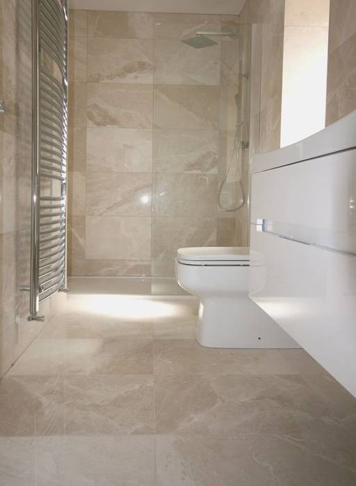 Marble Tiles, Pearl Emperador Marble Polished Persian Tiles Modern Bathroom