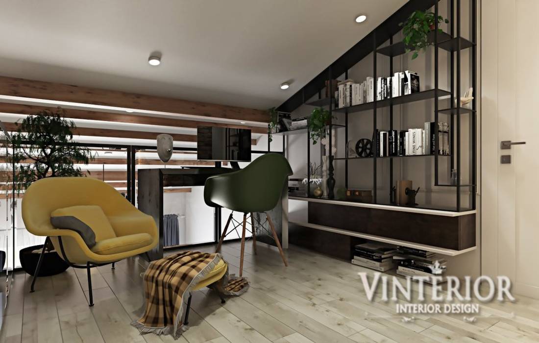 2 Floors family`s flat in scandinavian design, Vinterior - дизайн интерьера Vinterior - дизайн интерьера Pavimentos