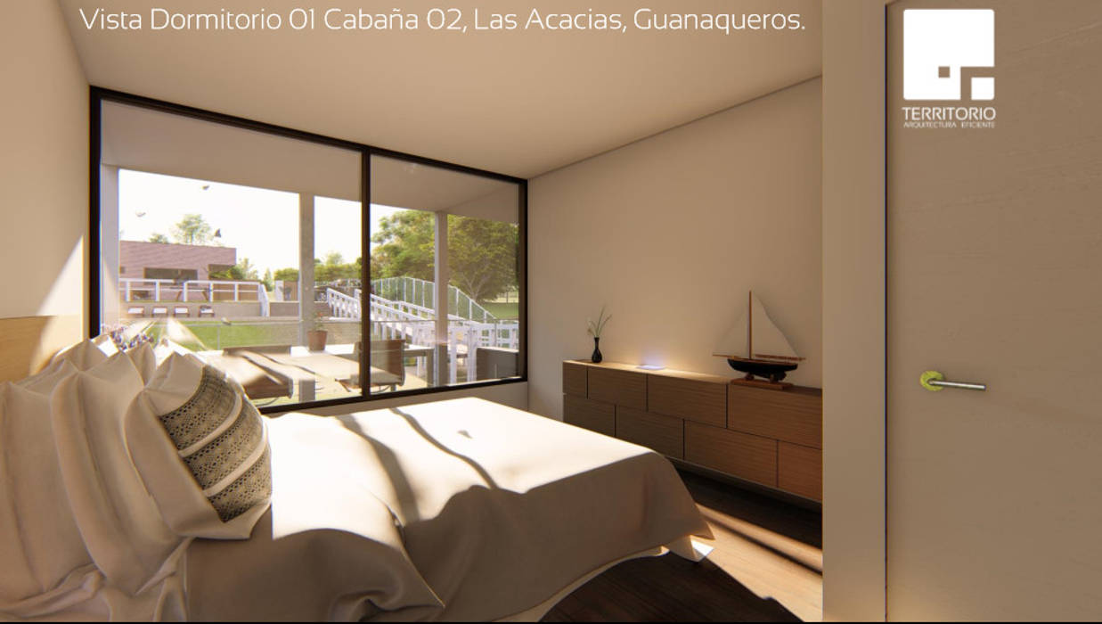 Cabaña 02 – dormitorio territorio arquitectura y construccion - la