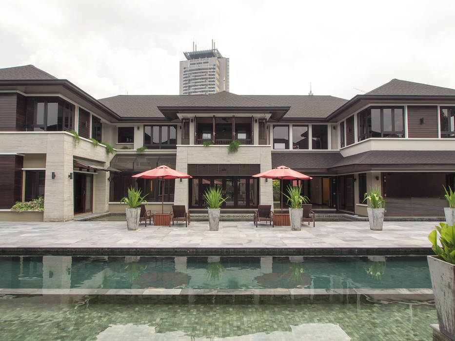 Luxury Bungalows @ Lorong Gurney Kuala Lumpur, Mode Architects Sdn Bhd Mode Architects Sdn Bhd Casas de estilo tropical