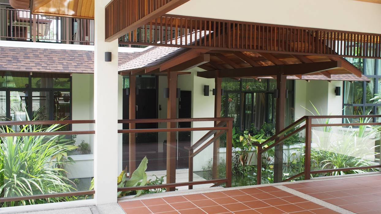 Luxury Bungalow In Sungai Penchala Kuala Lumpur, Mode Architects Sdn Bhd Mode Architects Sdn Bhd Tropical style houses