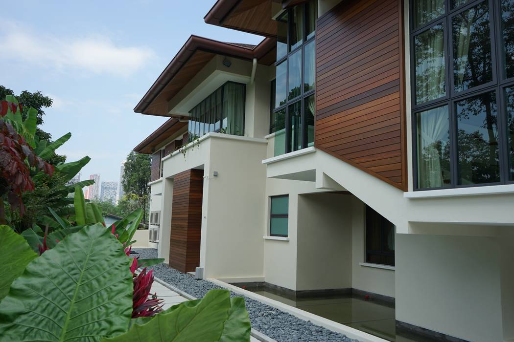 Luxury Bungalow In Sungai Penchala Kuala Lumpur, Mode Architects Sdn Bhd Mode Architects Sdn Bhd Tropical style houses