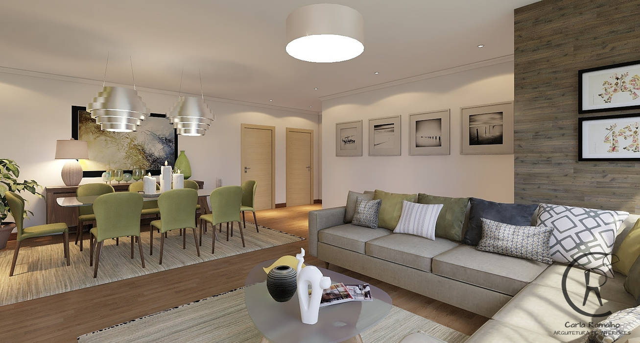 Modern Living Room By Carla Ramalho Arquitetura E Design De
