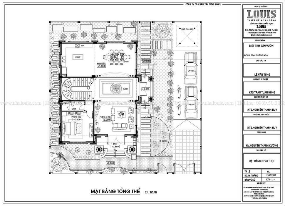 THIẾT KẾ KIẾN TRÚC BIỆT THỰ TÂN CỔ ĐIỂN SIÊU SANG TẠI QUẢNG NGÃI, Công Ty Thiết Kế Xây Dựng LOUIS Công Ty Thiết Kế Xây Dựng LOUIS