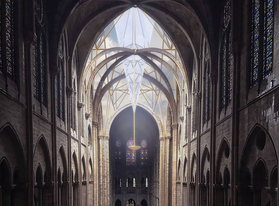 Nueva cubierta de vidrio para Notre-Dame POA Estudio Arquitectura y Reformas en Córdoba Espacios comerciales Vidrio Museos