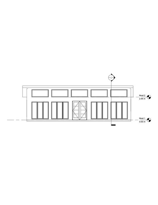 Fachada Constructora Alonso Spa Casas de estilo rústico diseño casa elqui,BIM,presupuesto