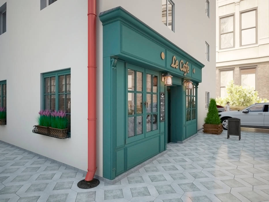 Le Cafe , ekovaleva.prodesign ekovaleva.prodesign Commercial spaces Bars & clubs
