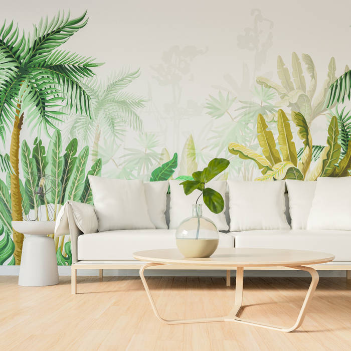 Tropical touch, LazyPanda Studio LazyPanda Studio Egzotyczny salon