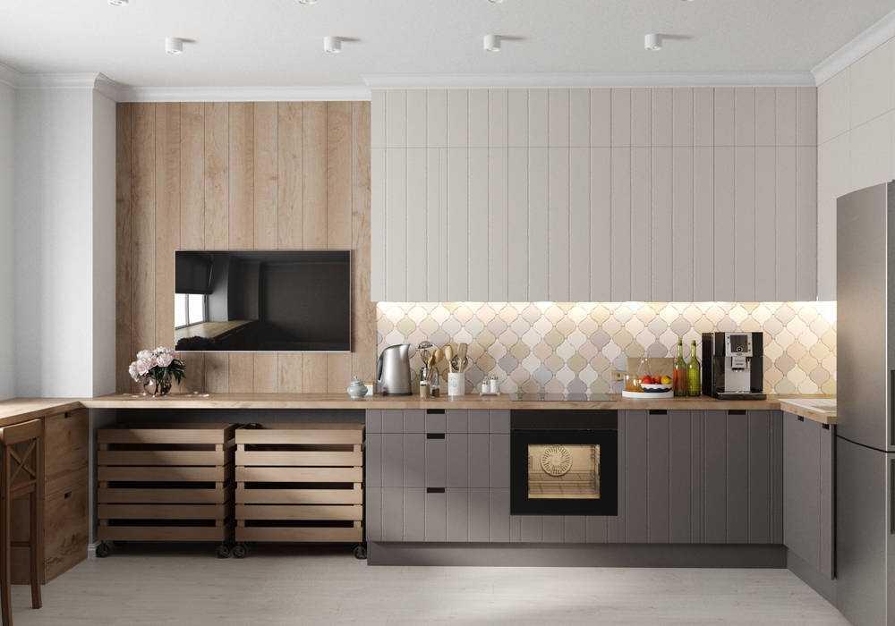 Кухня в скандинавском стиле, DesignNika DesignNika Kitchen