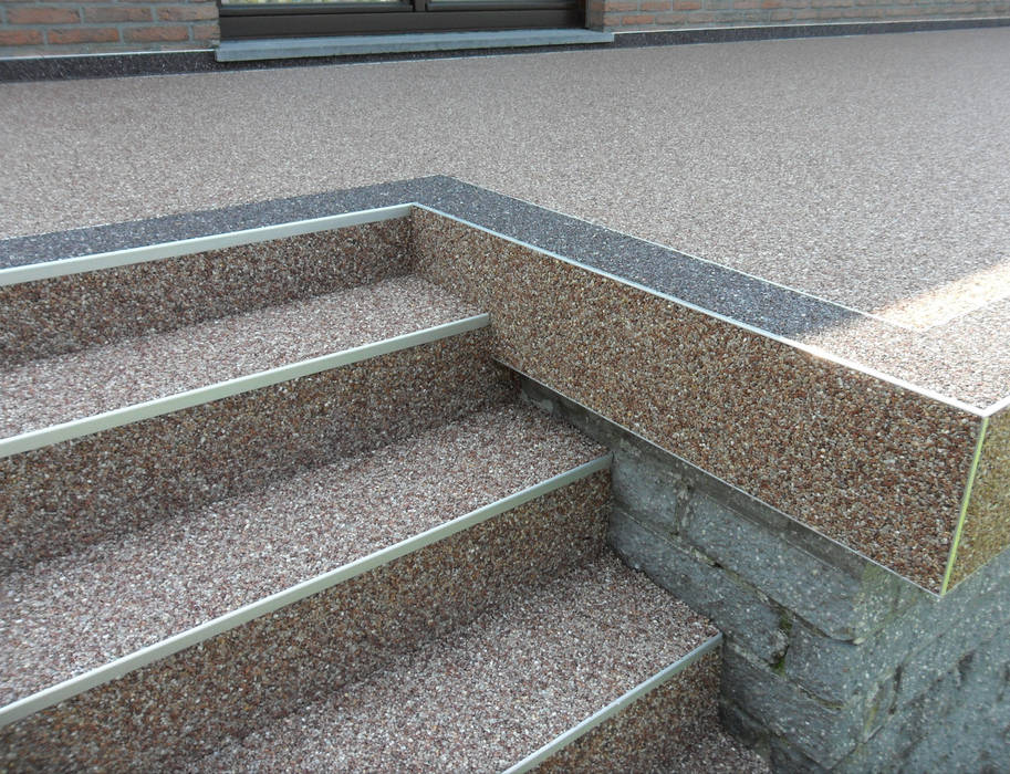 Treppenrenovierung mit Steinteppich im Außenbereich, Steinteppich der Balkon & Terrassenbelag deutschlandweit Steinteppich der Balkon & Terrassenbelag deutschlandweit Stairs Marble