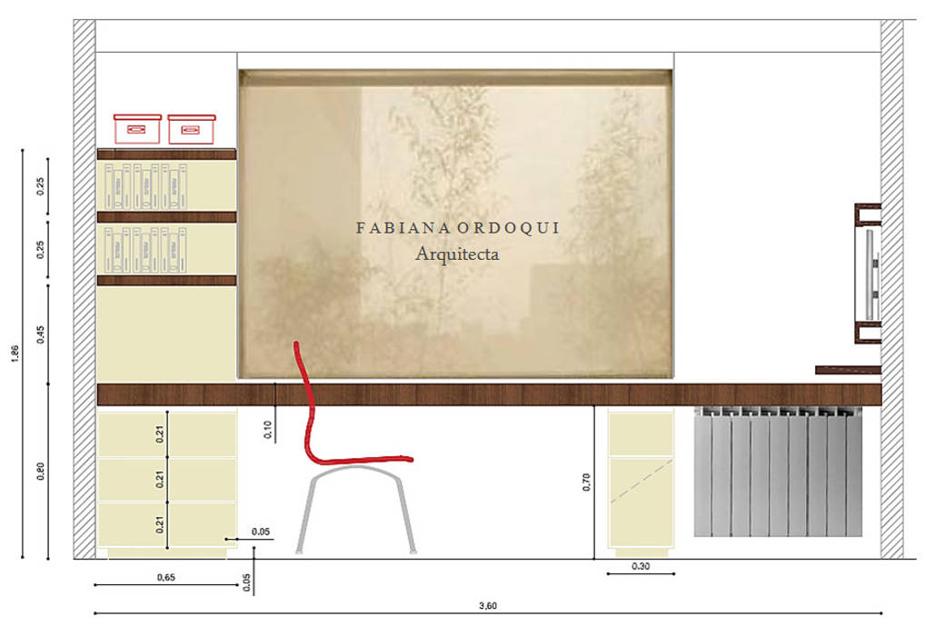 Oficinas y Estudios en Casa. Fabiana Ordoqui Arquitectura|Diseño en Rosario, Fabiana Ordoqui Arquitectura y Diseño. Rosario | Funes |Roldán Fabiana Ordoqui Arquitectura y Diseño. Rosario | Funes |Roldán Study/office