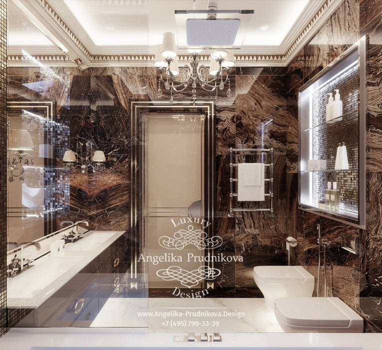 Дизайн ванных комнат в элитных домах
