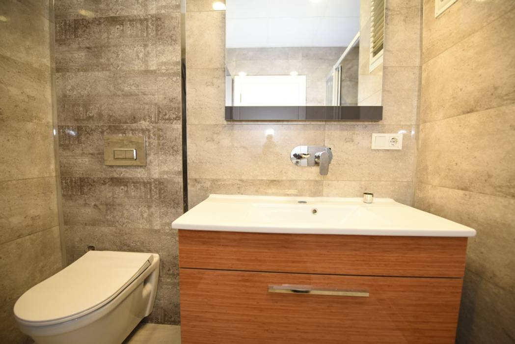 Locaefes Projesi, B Tip daire banyosu Orby İnşaat Mimarlık Modern Banyo Granit Banyo,banyo lavabosu