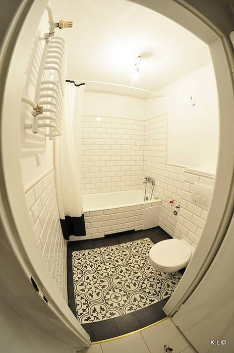 Płytki cementowe, Cerames Cerames Classic style bathroom