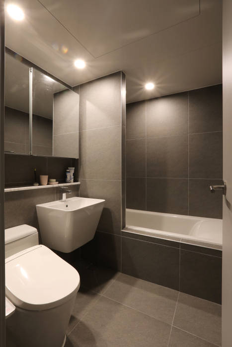 방배 서리풀 26평 아파트 인테리어, 카멜레온디자인 카멜레온디자인 Modern Bathroom