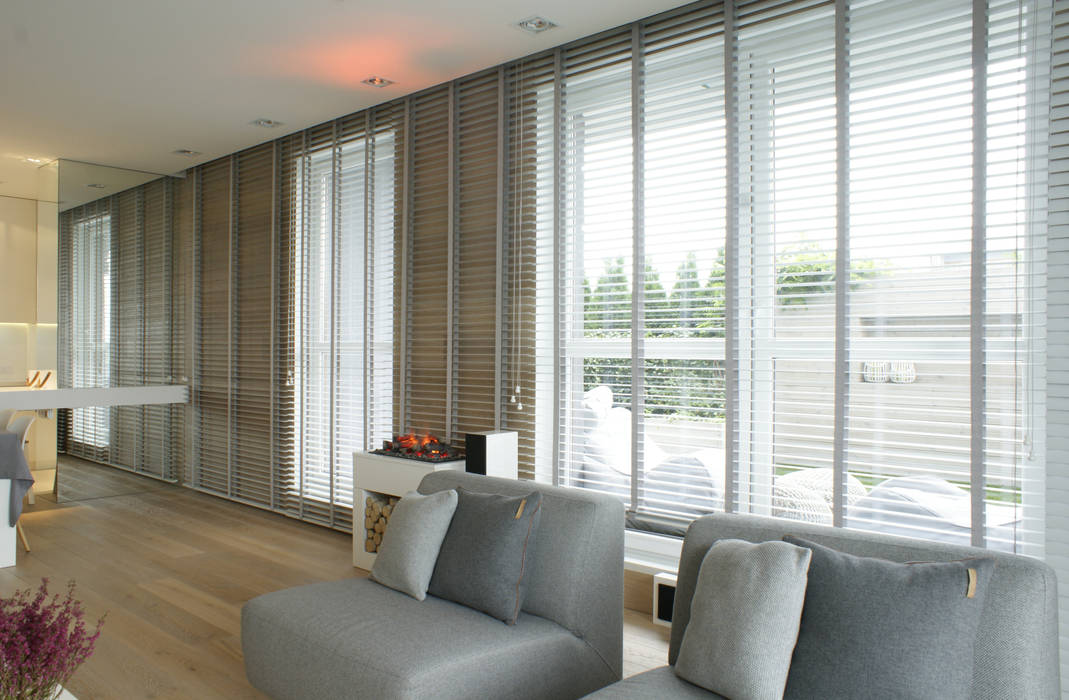 130m2 - żoliborz, t design t design Scandinavian style living room