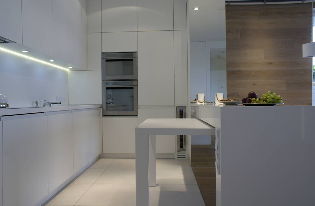 130m2 - żoliborz, t design t design Kitchen