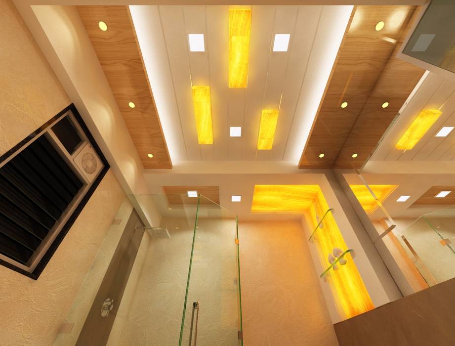 False Ceiling Ideas Modern Corridor Hallway Stairs By