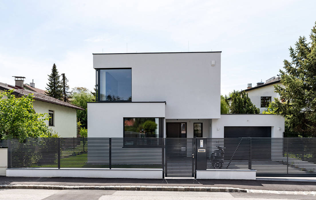 MODERNES MASSIVHAUS IN HIMBERG, AL ARCHITEKT - in Wien AL ARCHITEKT - in Wien บ้านเดี่ยว