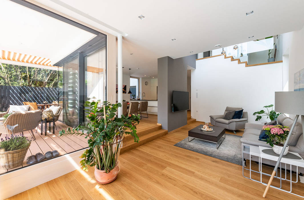 Modernes Massivhaus In Himberg Offener Grundriss Moderne