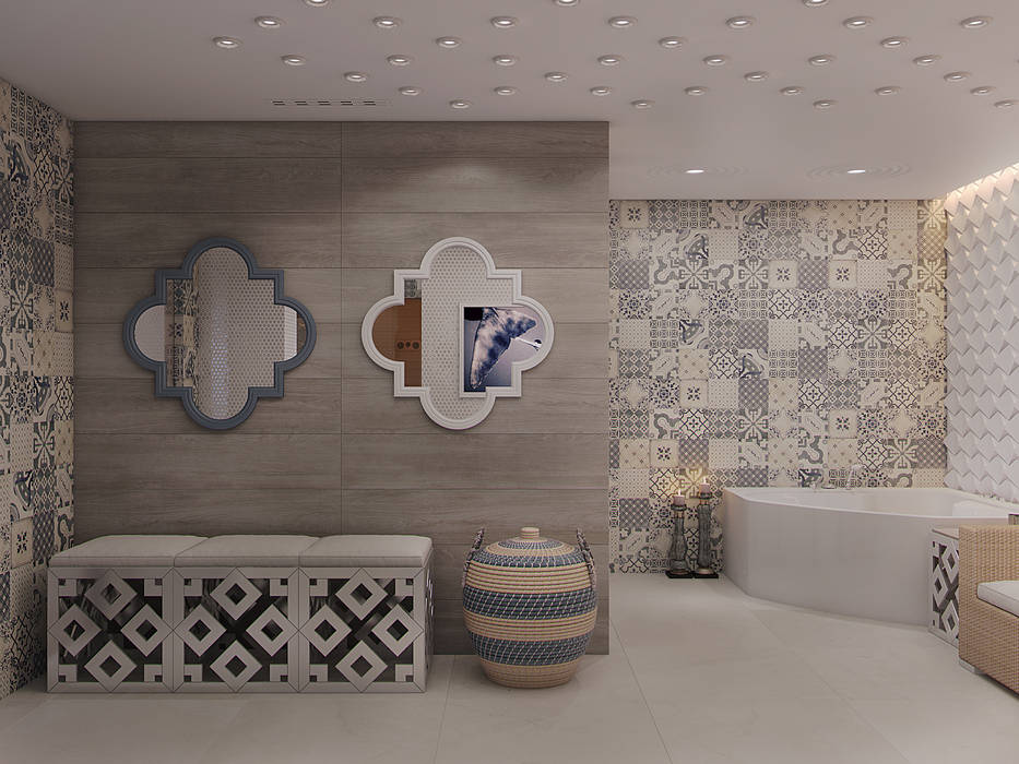 Частный дом в Юкках, Wide Design Group Wide Design Group Spa minimalistas