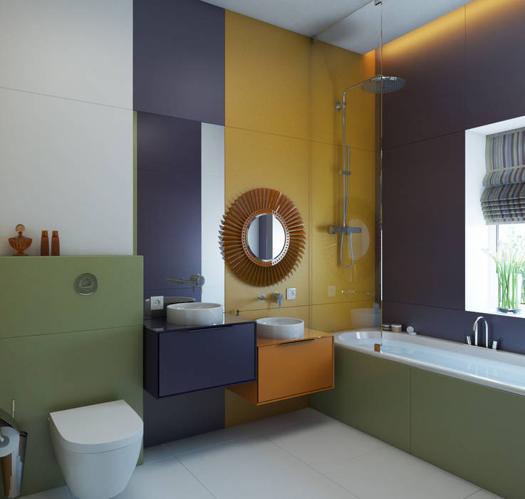 Частный дом в Юкках, Wide Design Group Wide Design Group 浴室