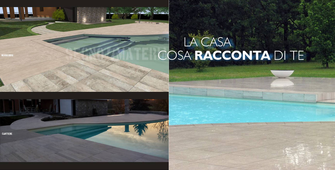 In sintesi..., Alessandra Vellata Architetto Alessandra Vellata Architetto Garden Pool Tiles