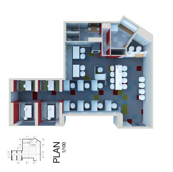 Work Hub, Sanal Mimarlık Hizmetleri Sanal Mimarlık Hizmetleri Ticari alanlar Ofis Alanları