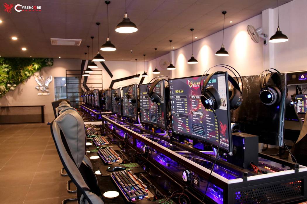 Phòng game CyberCore cao cấp, Ghế Văn Minh Ghế Văn Minh Espacios comerciales Oficinas y Tiendas