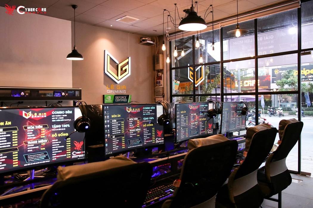 Phòng game CyberCore cao cấp, Ghế Văn Minh Ghế Văn Minh Commercial spaces Văn phòng & cửa hàng