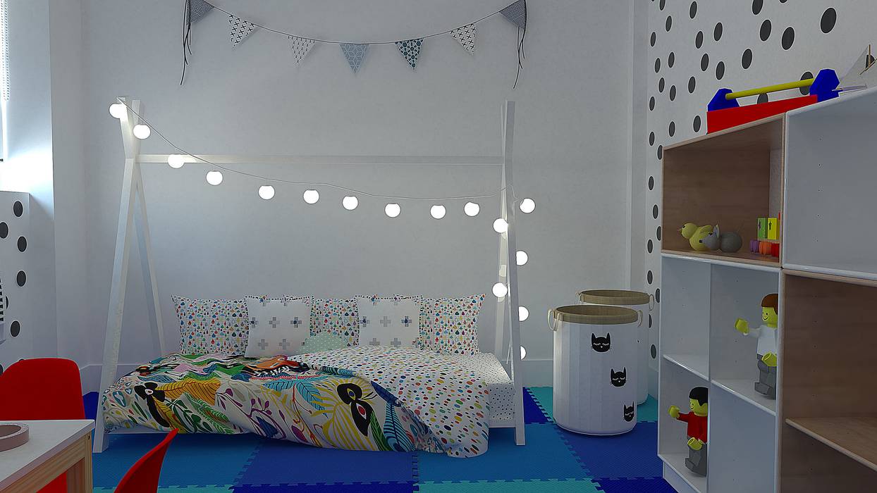 Quarto infantil Montessori, Vanessa Milanez Interiores Vanessa Milanez Interiores Baby room