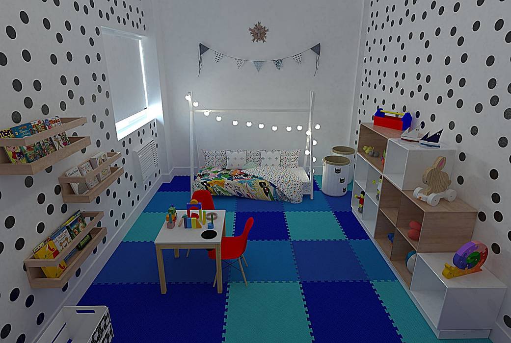 Quarto infantil Montessori, Vanessa Milanez Interiores Vanessa Milanez Interiores Baby room