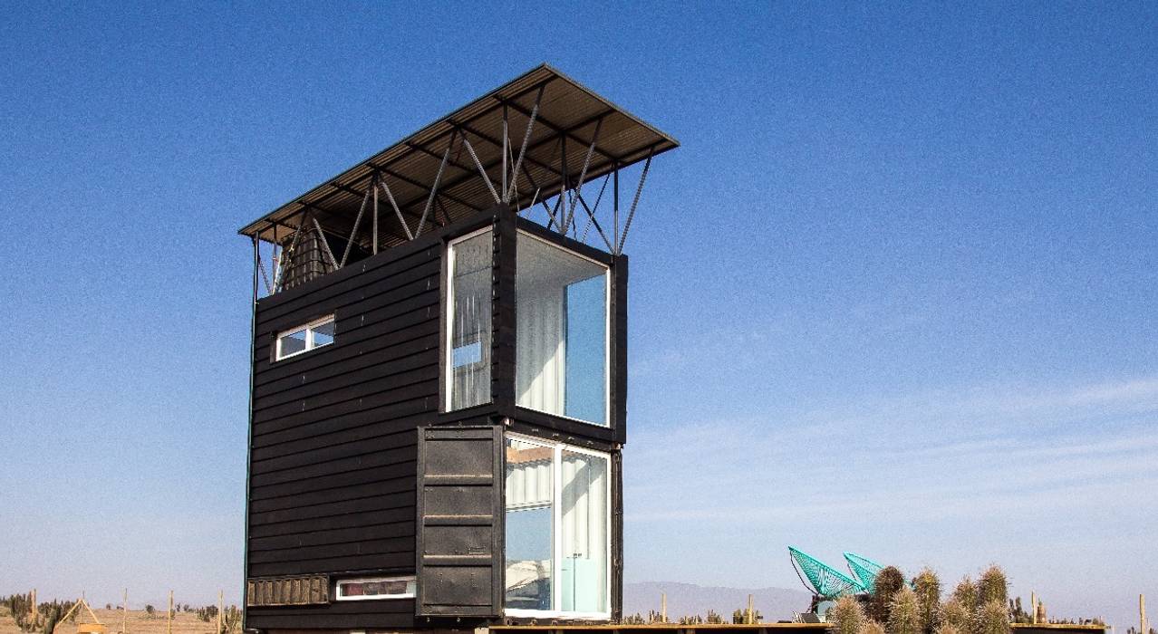 Habitáculo S.O. e-Tower, MRH Arquitectos MRH Arquitectos Passivhaus Holz Holznachbildung