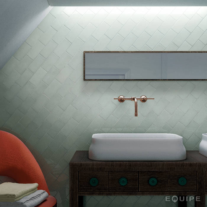 Village, Equipe Ceramicas Equipe Ceramicas Bathroom ٹائلیں