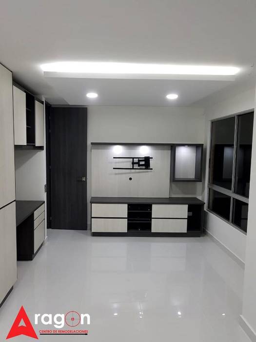 REMODELACION TOTAL DE APARTAMENTO , ARAGON CENTRO DE REMODELACIONES SAS ARAGON CENTRO DE REMODELACIONES SAS Будинки Аксесуари та прикраси