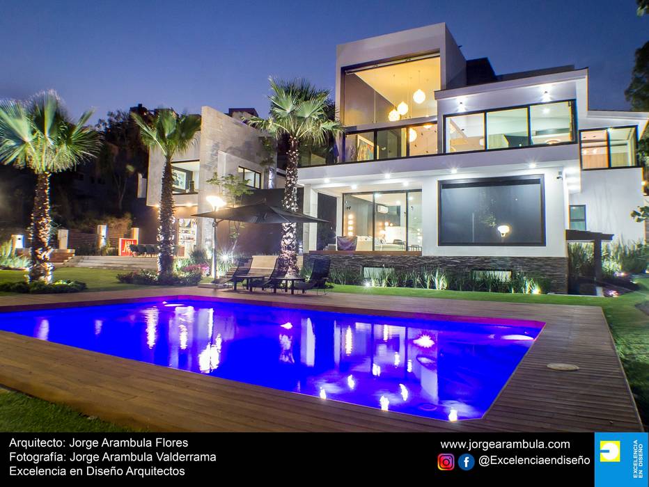 Casa La Nogalera, Excelencia en Diseño Excelencia en Diseño Garden Pool