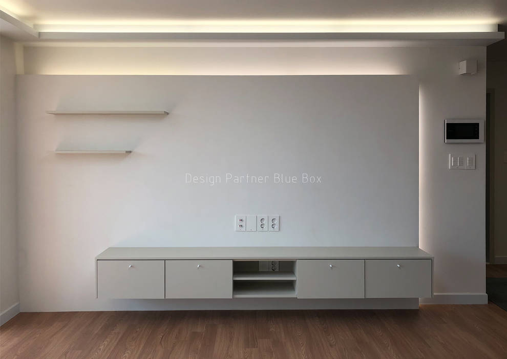 [주거공간] 아파트 인테리어 30평형대, Design Partner Blue box Design Partner Blue box Salas de estilo moderno