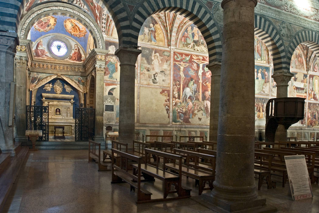 CAPPELLA DI SANTA FINA, Collegiata di Santa Maria Assunta, San Gimignano (Siena), Tamara Migliorini Architetto Tamara Migliorini Architetto Villas Stone