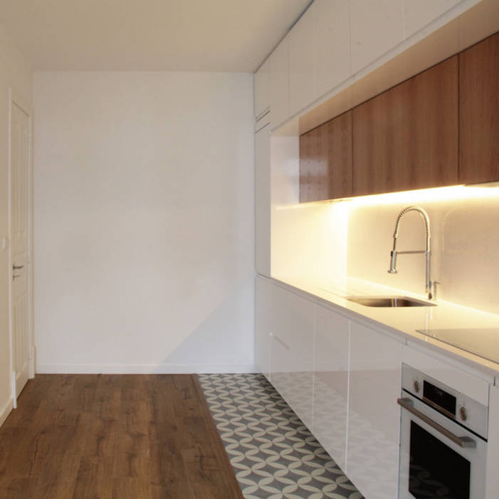 Apartamento no Bairro Azul, meta.atelier meta.atelier Modern kitchen