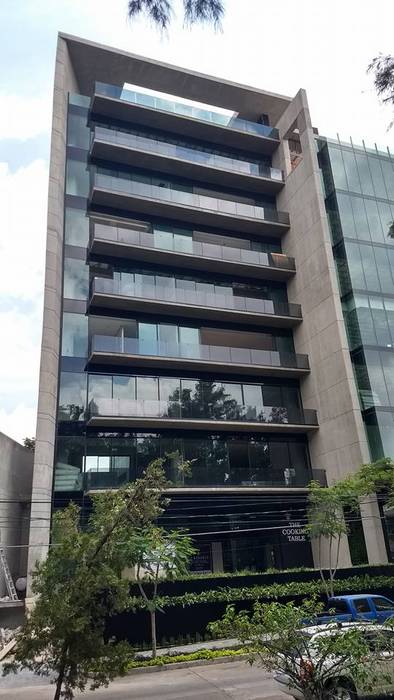 Fachadas Departamentos Edificios De Oficinas De Estilo Moderno De Vertikal Moderno Homify