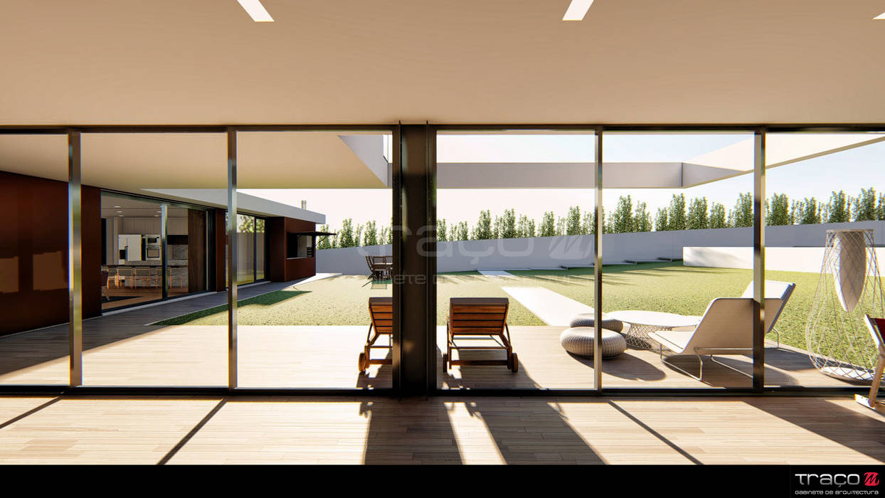 Casa"LFC", Traço M - Arquitectura Traço M - Arquitectura Piscinas de jardim