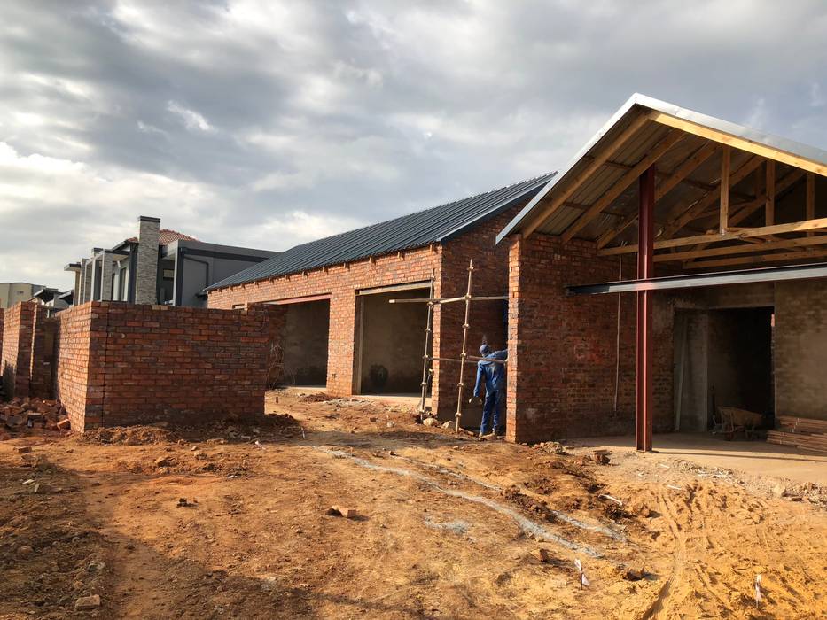 Modern House, Silverlakes area, Pretoria, Building Project X (Pty) Ltd. Building Project X (Pty) Ltd. منزل سلبي