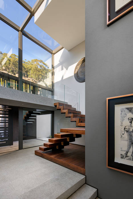 HOUSE SEALION | FRESNAYE Wright Architects Stairs Wood Wood effect