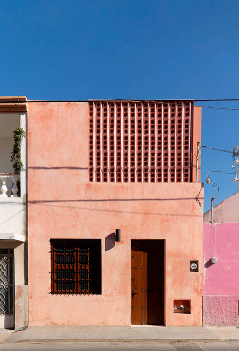 fachada Taller Estilo Arquitectura Casas unifamiliares Concreto