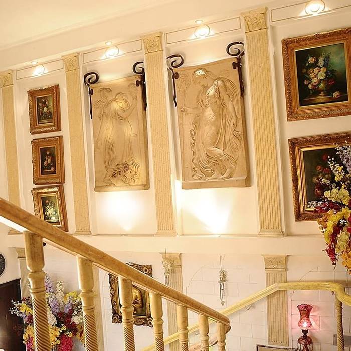 Staircase and balustrades Liveup Homes Stairs Marble