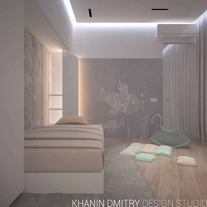 Квартира в ЖК Донской Олимп , Dmitriy Khanin Dmitriy Khanin Boys Bedroom MDF